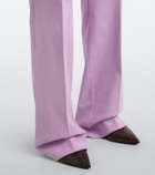 Stouls Lizzy suede bootcut pants