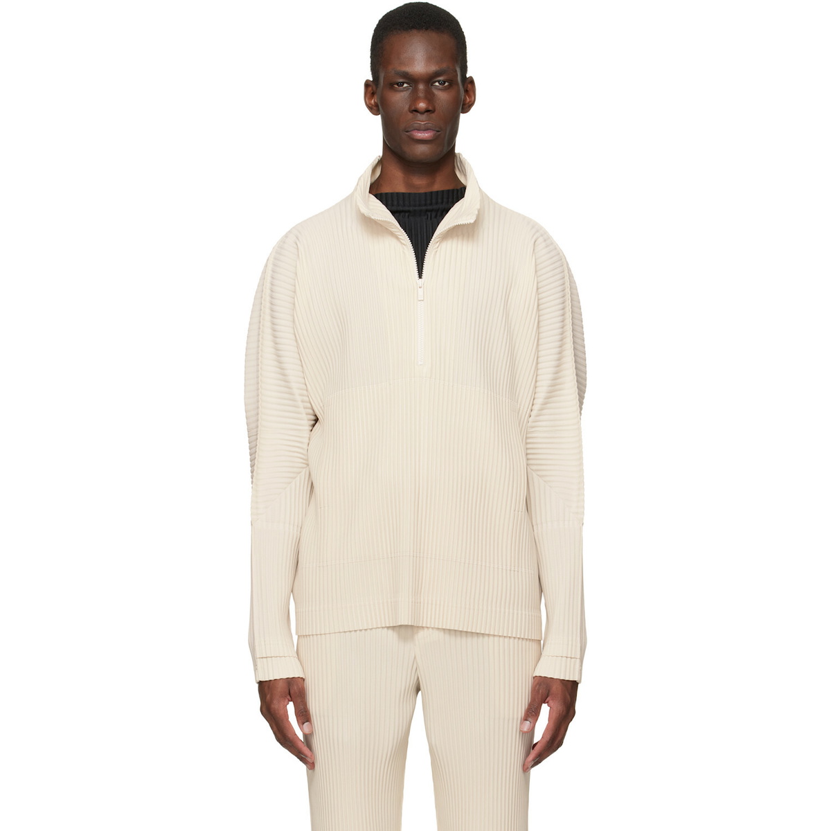 HOMME PLISSÉ ISSEY MIYAKE Beige Monthly Colors March Sweater