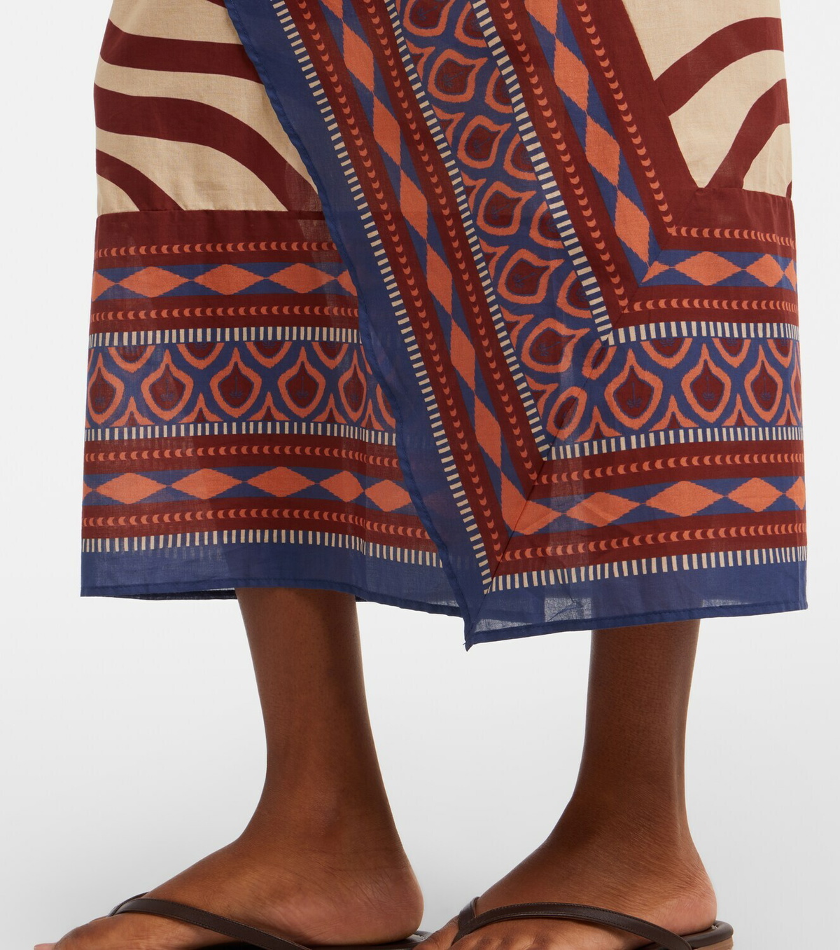 Johanna Ortiz Printed wrap dress