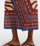 Johanna Ortiz Printed wrap dress
