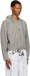 SC103 Gray Striped Jacket