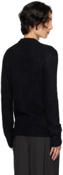 GANNI Black Embroidered Sweater