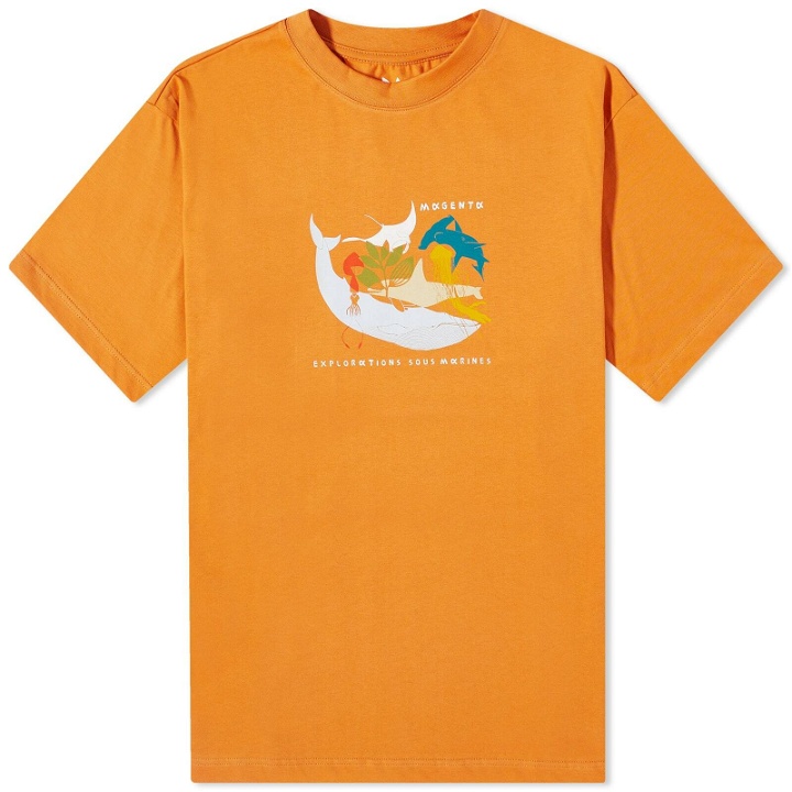 Photo: Magenta Men's Under T-Shirt in Dark Orange