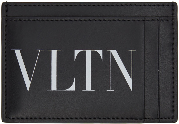 Photo: Valentino Garavani Black Small VLTN Card Holder