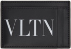 Valentino Garavani Black Small VLTN Card Holder