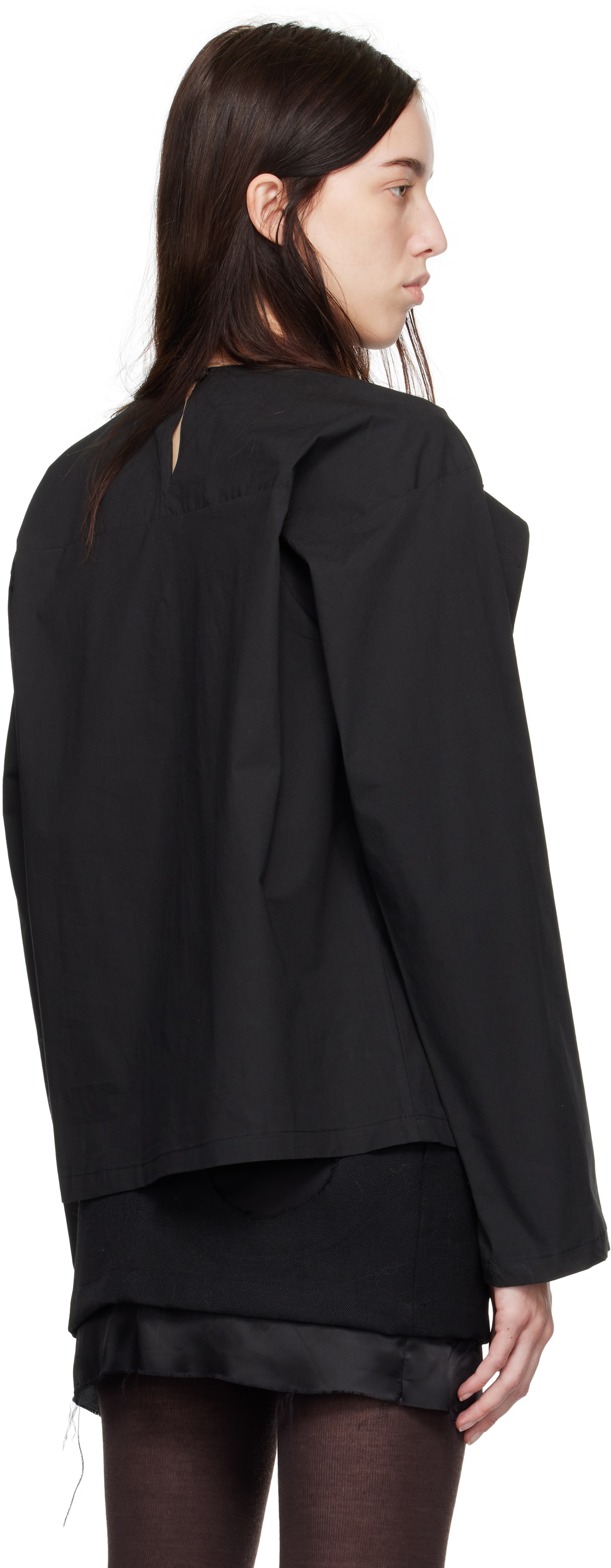 SC103 Black Compass Blouse