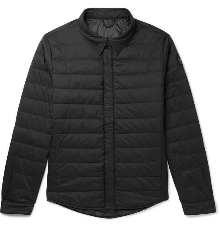 Photo: Canada Goose - Jackson Slim-Fit Quilted Shell Down Shirt Jacket - Black