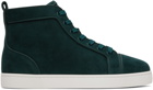 Christian Louboutin Green Louis Sneakers