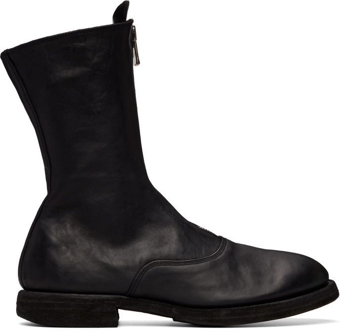Photo: Guidi Black 310WZ New Army Double Sole Boots