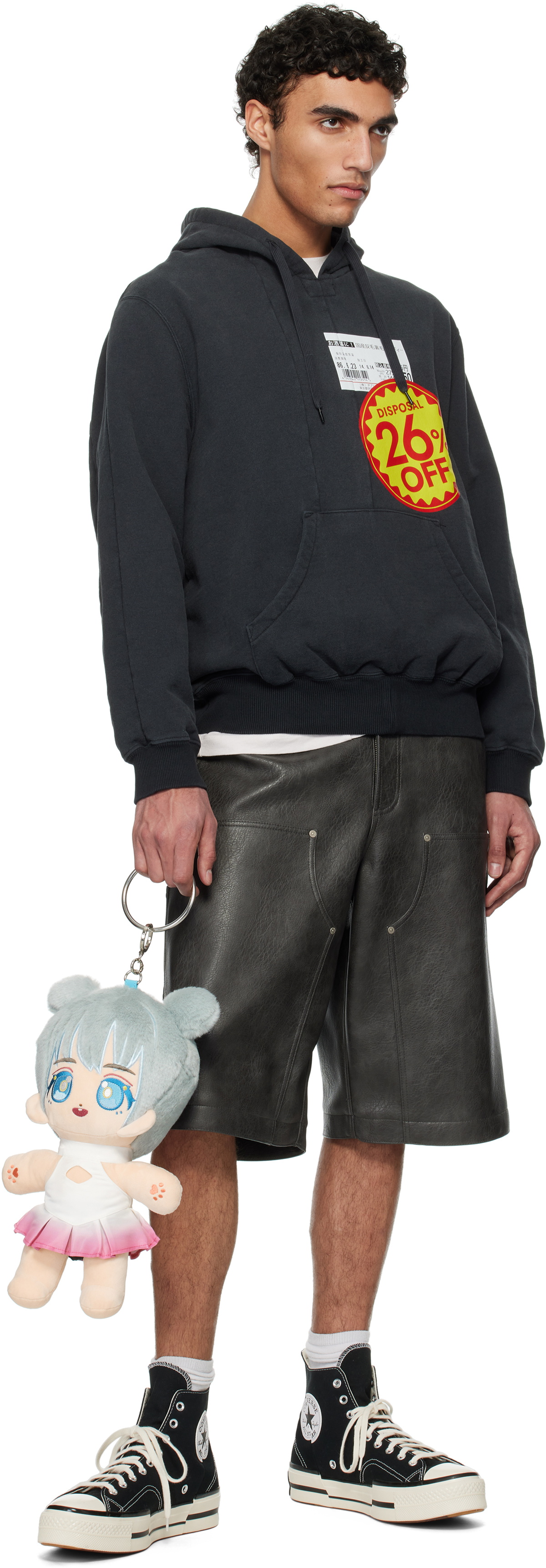 doublet Black 'Disposal Reduction' Hoodie