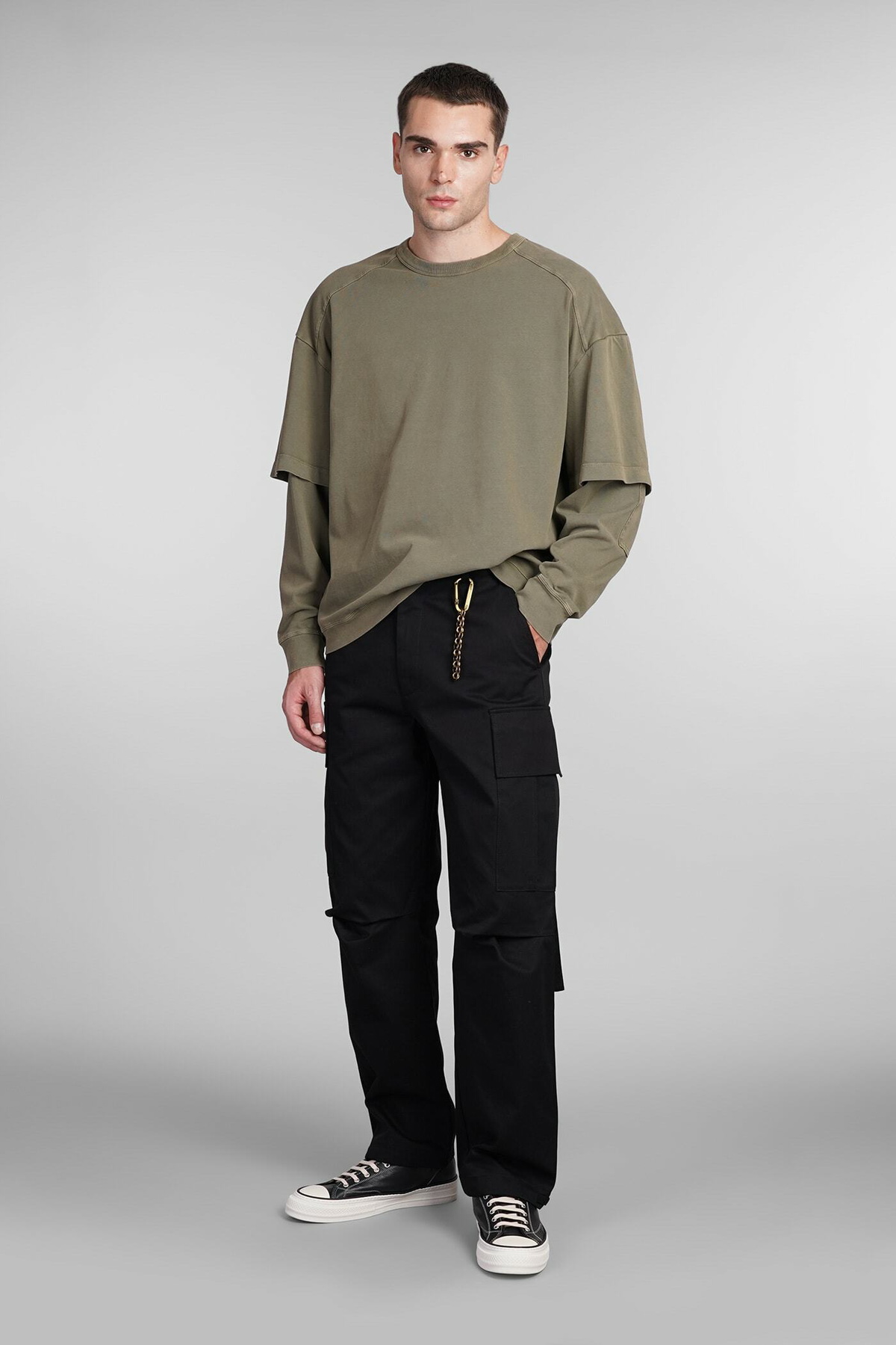 DARKPARK Theo T-shirt In Green Cotton