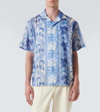 Etro Floral cotton bowling shirt