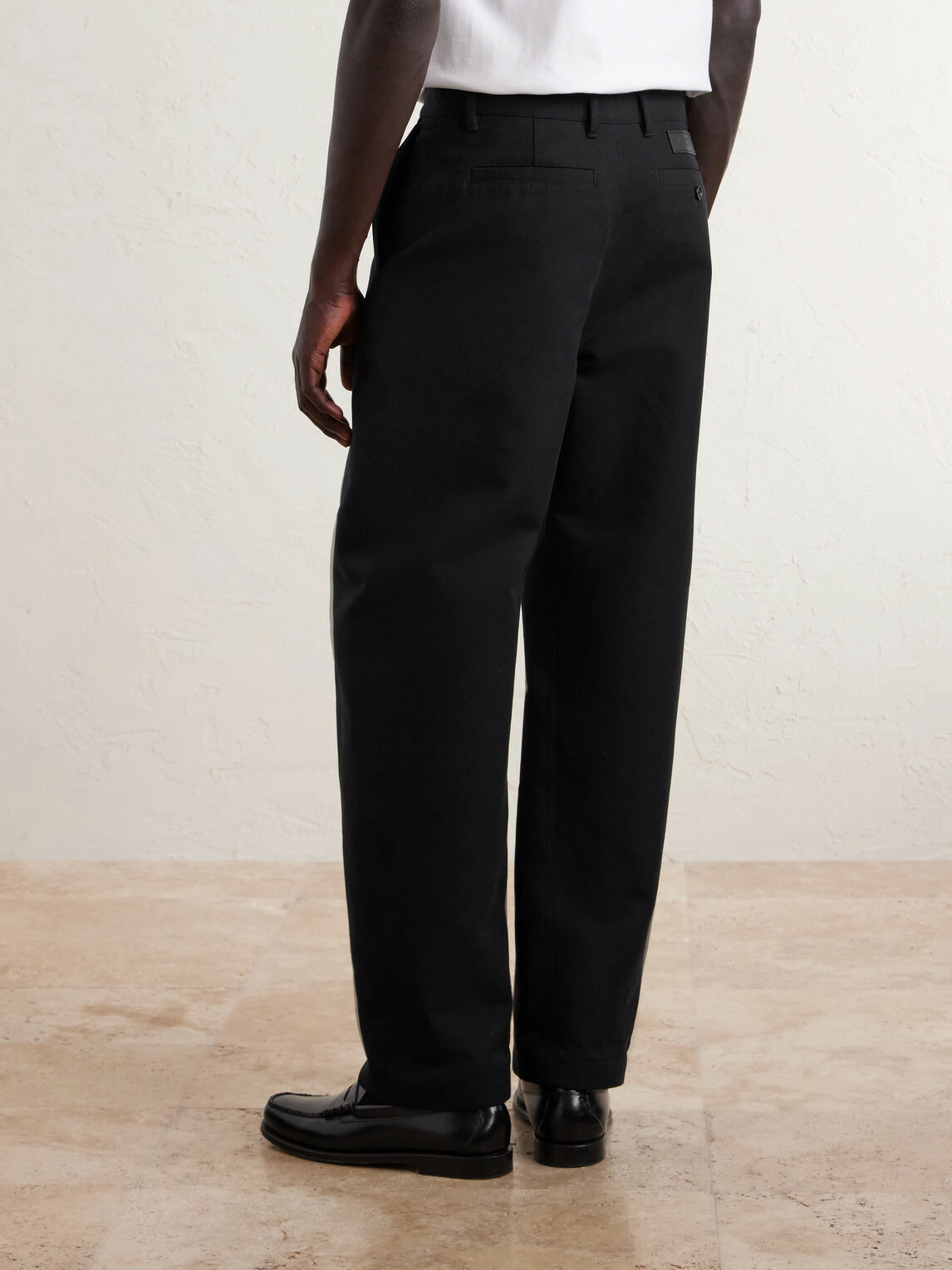 Givenchy - Straight-Leg Cotton-Twill Trousers - Black