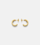 Bvlgari B.zero1 18kt gold hoop earrings with diamonds