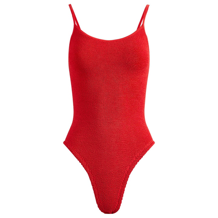 Photo: Hunza G Women's Petra Swimsuit in Red 