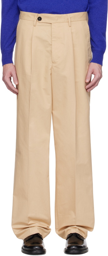 Photo: Bally Beige Canvas Trousers