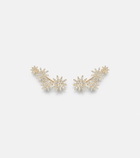 David Yurman Starburst 18kt gold earrings with diamonds