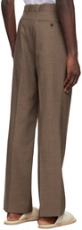 AURALEE Brown Wool Trousers