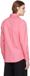 Moschino Pink Patch Shirt