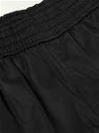 Off-White - Straight-Leg Mid-Length Logo-Print Swim Shorts - Black