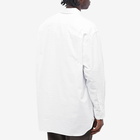 Comme des Garçons Homme Men's Multi Patch Zip Pocket Shirt in White/Khaki