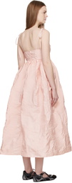Cecilie Bahnsen Pink CBalena Midi Dress