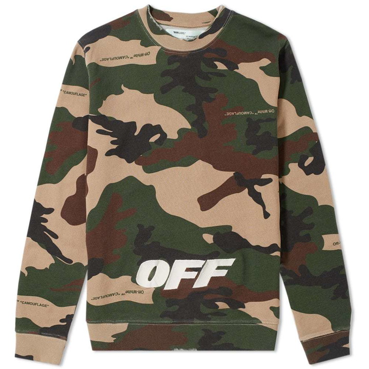 Photo: Off-White Camo Crew Sweat