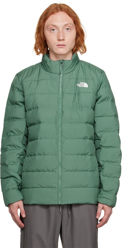Photo: The North Face Green Aconcagua 3 Down Jacket