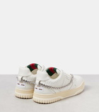 Gucci Gucci Re-Web embellished leather sneakers