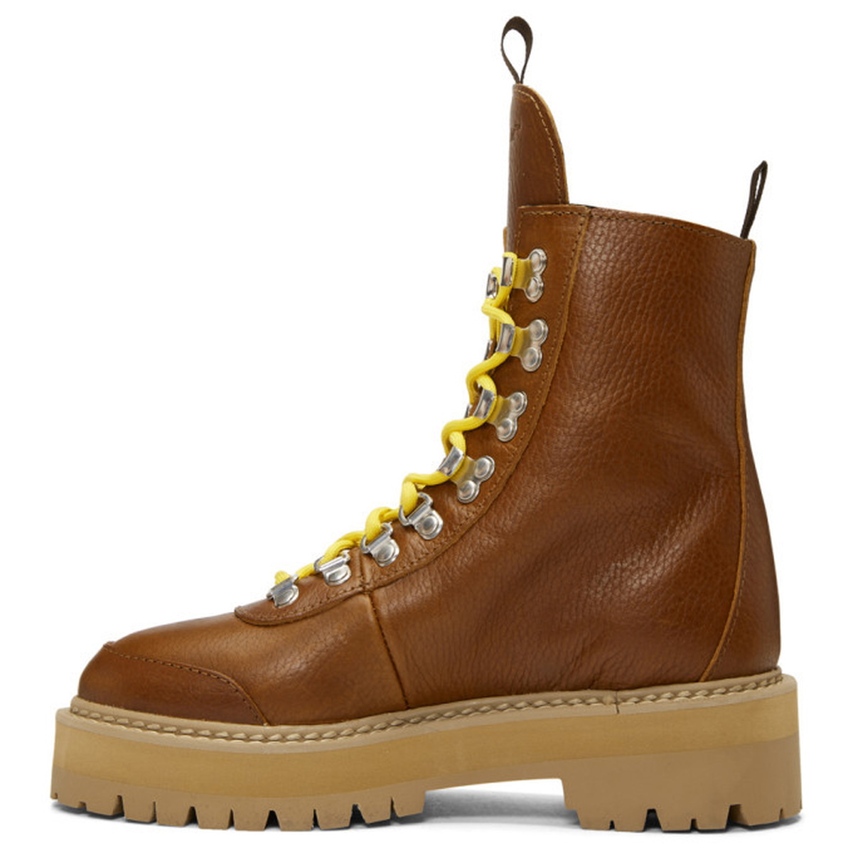 Off-White Brown Hiking Boots Off-White