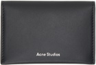 Acne Studios Black Bifold Card Holder