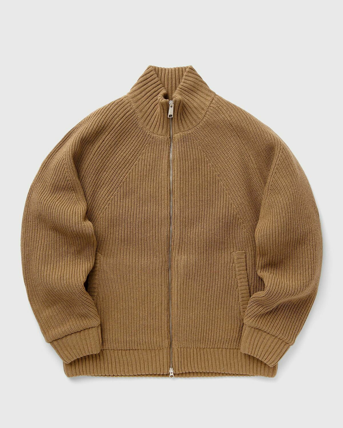 Carhartt Wip Banley Sweater Jacket Brown Pullovers/Zippers