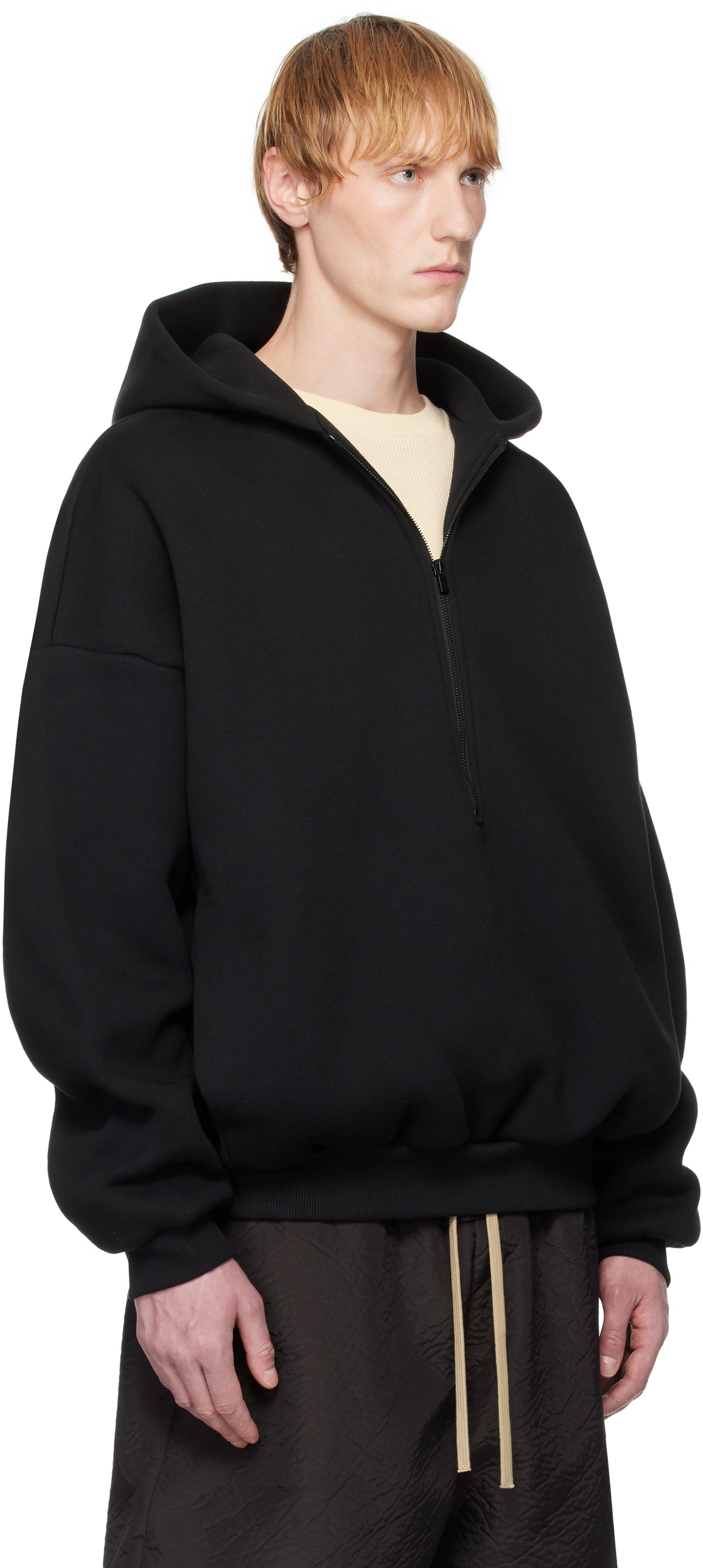 Fear of God Black Eternal Half Zip Hoodie Fear Of God