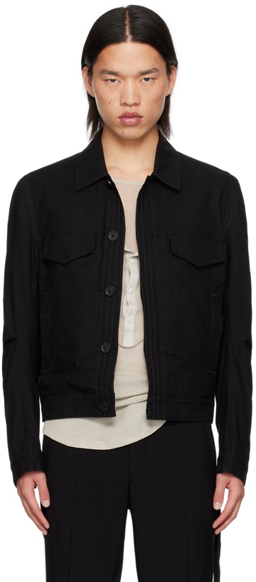 Photo: Ann Demeulemeester Black Terus Jacket