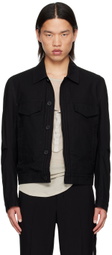 Ann Demeulemeester Black Terus Jacket