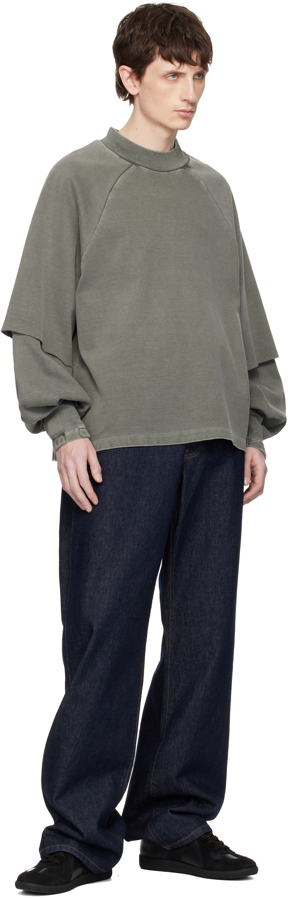 Seventh Gray Raglan Layered Longsleeve T-shirt