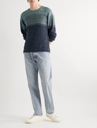 Inis Meáin - Ombré Donegal Linen Sweater - Blue