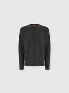 Missoni - Crew neck sweater in pure cashmere with chevron pattern, Men, Grey
