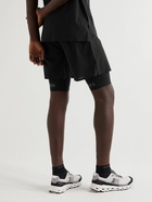 Satisfy - Straight-Leg Layered Justice™ Shorts - Black