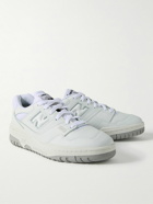 New Balance - 550 Perforated Leather Sneakers - White