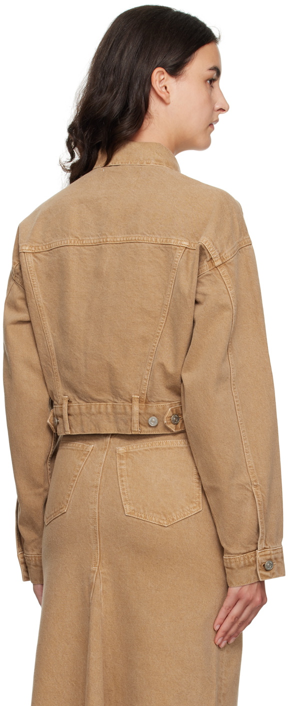 Reformation Tan Jori Denim Jacket