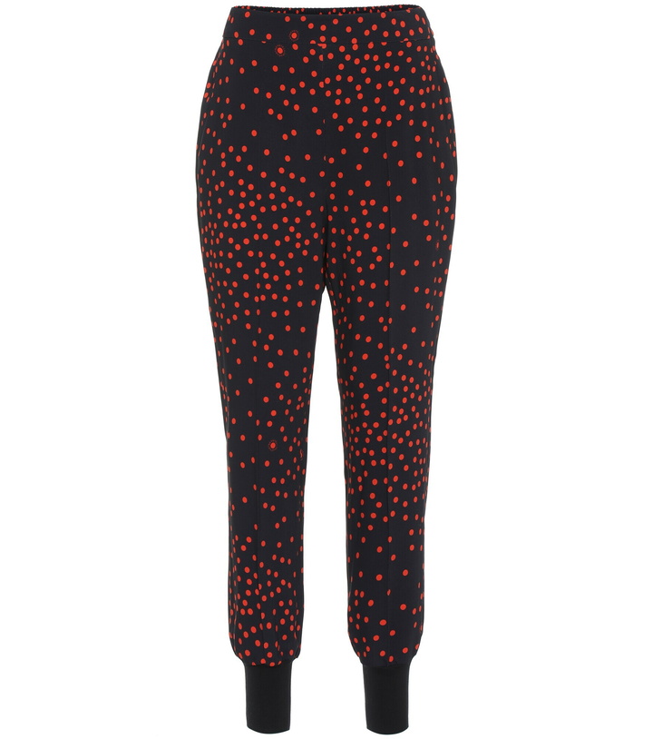 Photo: Stella McCartney - Polka-dot stretch-crêpe skinny pants