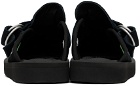 Suicoke Black LEMI-Sab Slip-On Loafers