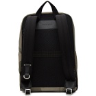 Neil Barrett Khaki Eco-Leather Camo Backpack