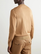 TOM FORD - Sea Island Cotton Sweater - Brown