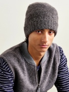 Johnstons of Elgin - Brushed Cashmere and Silk-Blend Beanie