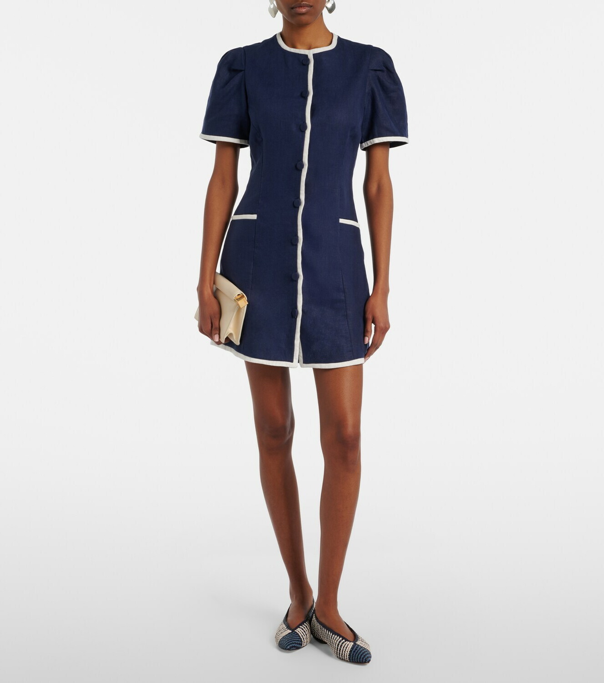 Faithfull Madeline linen minidress