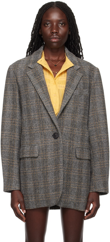 Photo: Isabel Marant Etoile Gray Adilinko Blazer