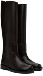 LOW CLASSIC Brown Pull-Loop Boots