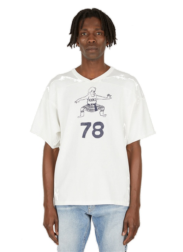 Photo: 78 Football T-Shirt in White